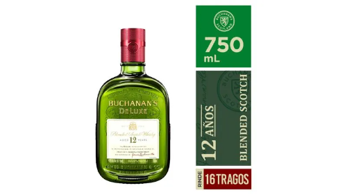Buchanans DeLuxe Whisky 12 Años Premiun 750ml