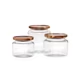 Set de Tarros de Cristal 3 Piezas