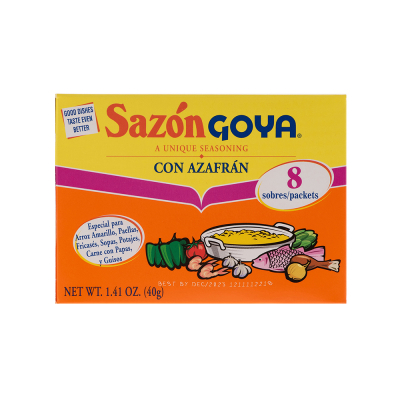 Sazon Goya con Azafran 1oz / 2xRD$5