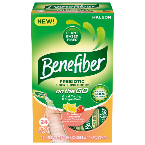 Benefiber Fibra Prebiótica Fresa y Limon 122.4gr