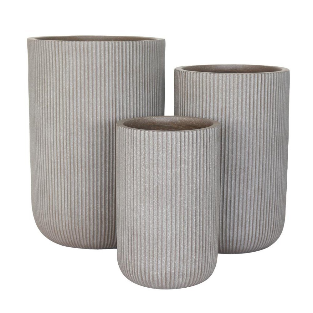 Set de Maceteros de Arcilla Hechos a Mano 3 Piezas