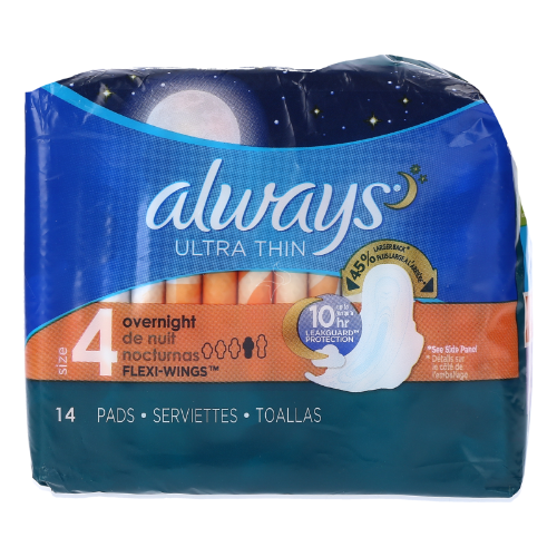 406586 Always Toalla Sanitaria Ultra Delgada Nocturnas 80Uds