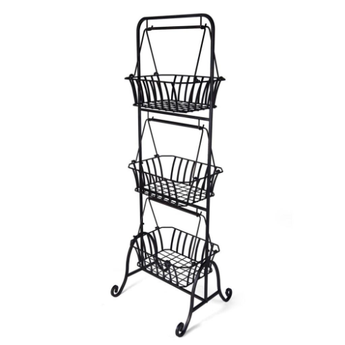 Estante Organizador de Acero con 3 Niveles