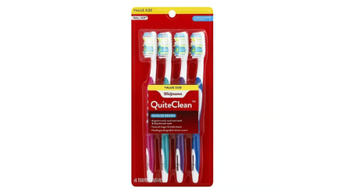 Walgreens Cepillo de Dientes 4 Pack