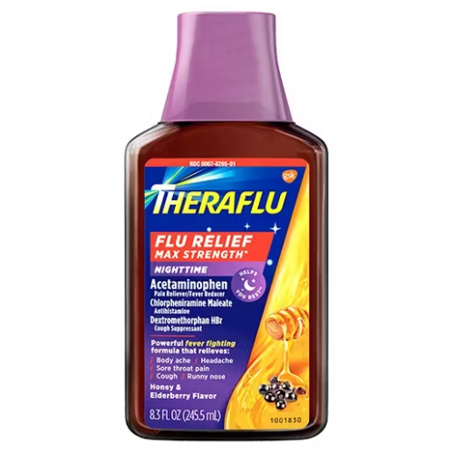 Theraflu Jarabe para la Gripe 8.3oz
