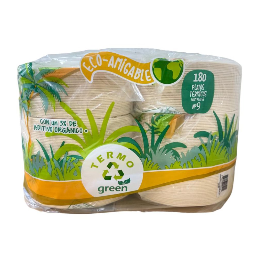 362328 Termogreen Platos Desechables No. 9"