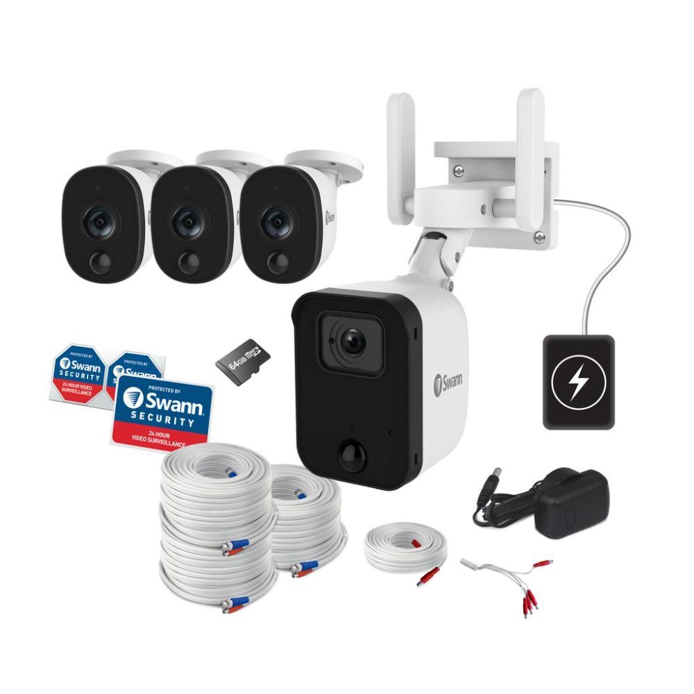 Swann Sistema de Seguridad Perimetral 4 Cámaras