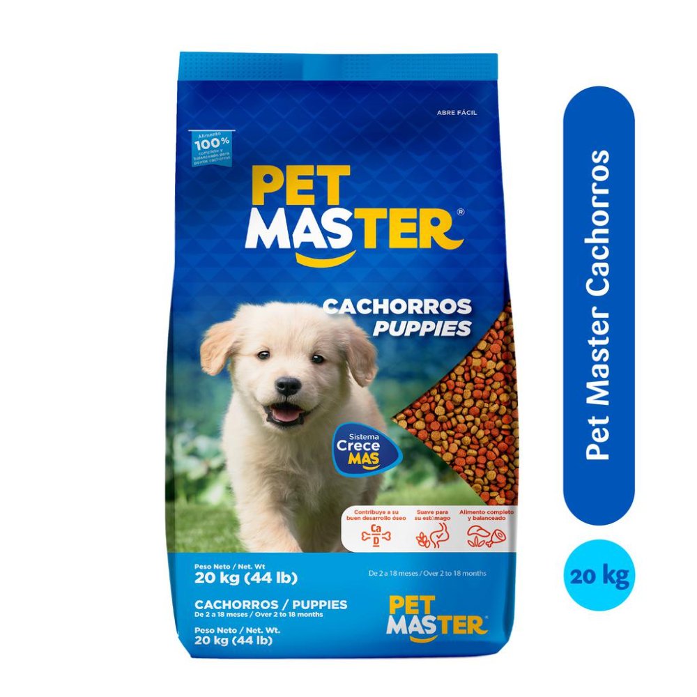 356634 Pet Master Alimento para Cachorros 9 kg / 19.8 lb