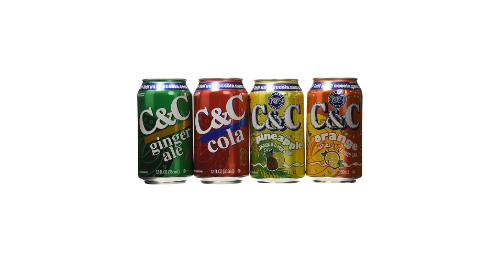 C&C Cola Refresco de Lata 16 Onzas