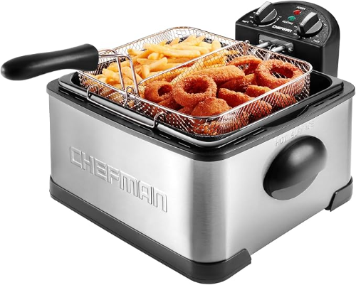 Chefman Freidora de Ciclo Profundo 4.5lt