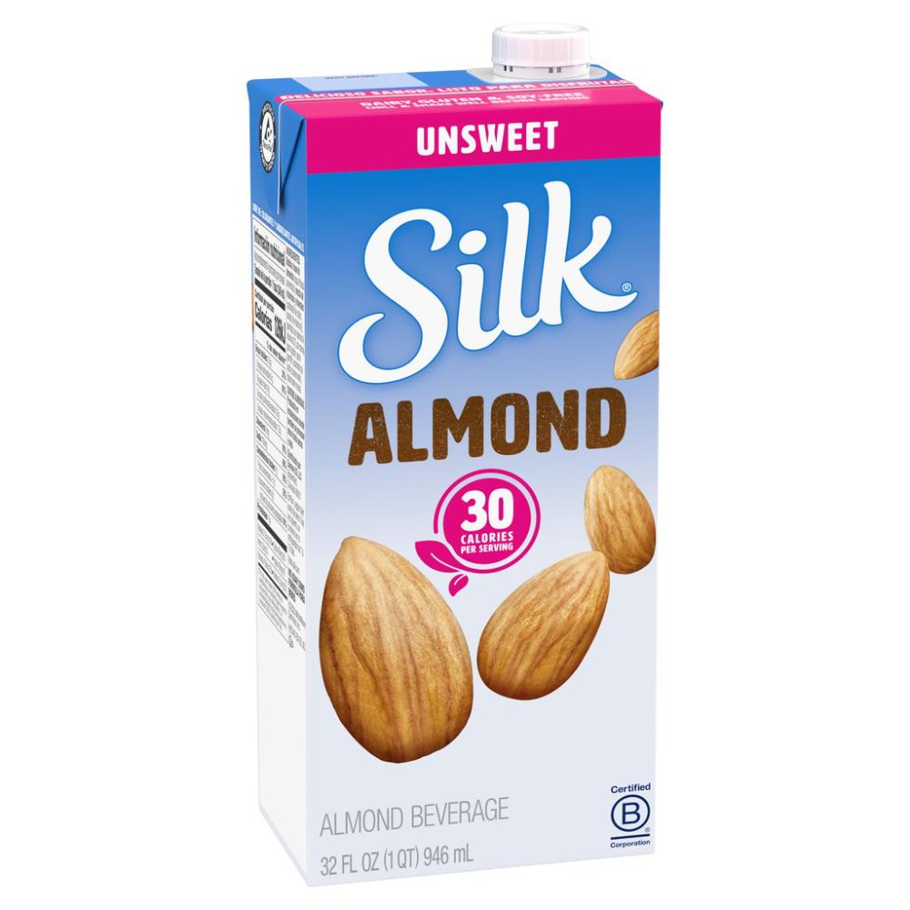 406118 Silk Bebida de Almendras Sin Azúcar Sabor Original 32oz