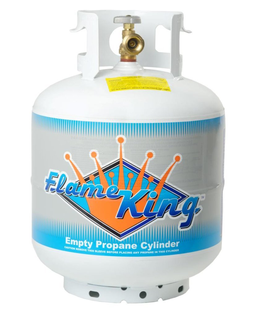 Flame King Cilindro Vacío Recargable de Propano 20lb