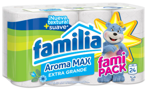 272111 Familia Papel de Baño Extra Grande 24 Unidades / 342 Hojas