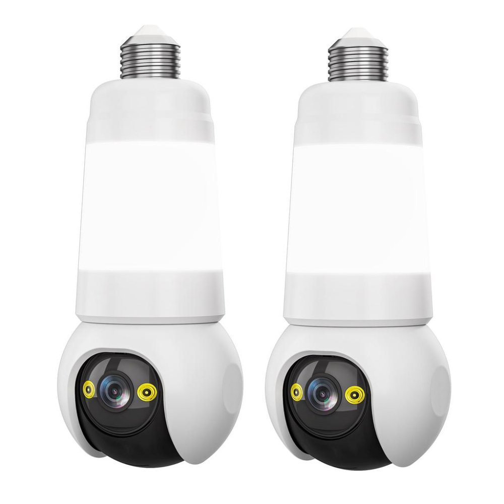 NexHT Bombillo Smart con Cámara de Seguridad 2 Uds