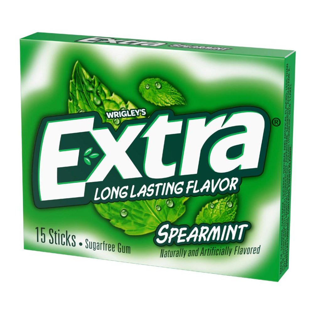 495359 Wrigley's Chicle Extra Spearmint Sin Azucar 1.32oz