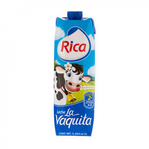 108570 Rica Leche UHT La Vaquita 1Lt