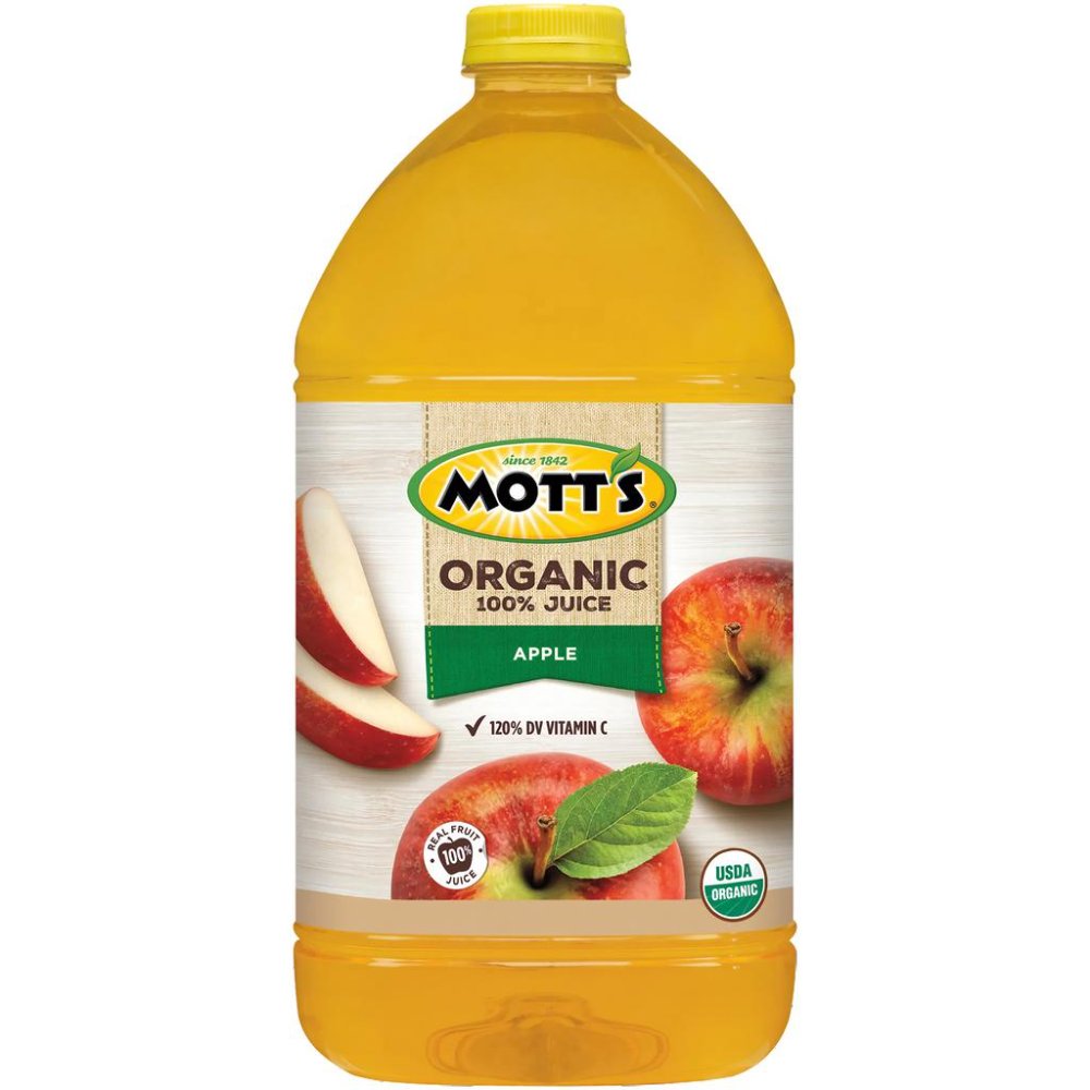 Mott's Jugo de Manzana 100% Orgánico sin Azúcar 128oz