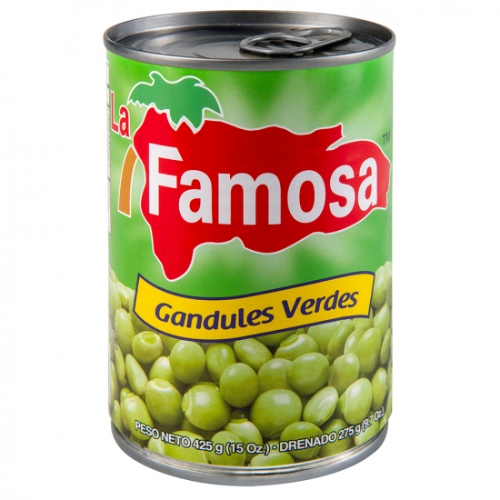 171575 La Famosa Guandules Verdes 425g / 15oz