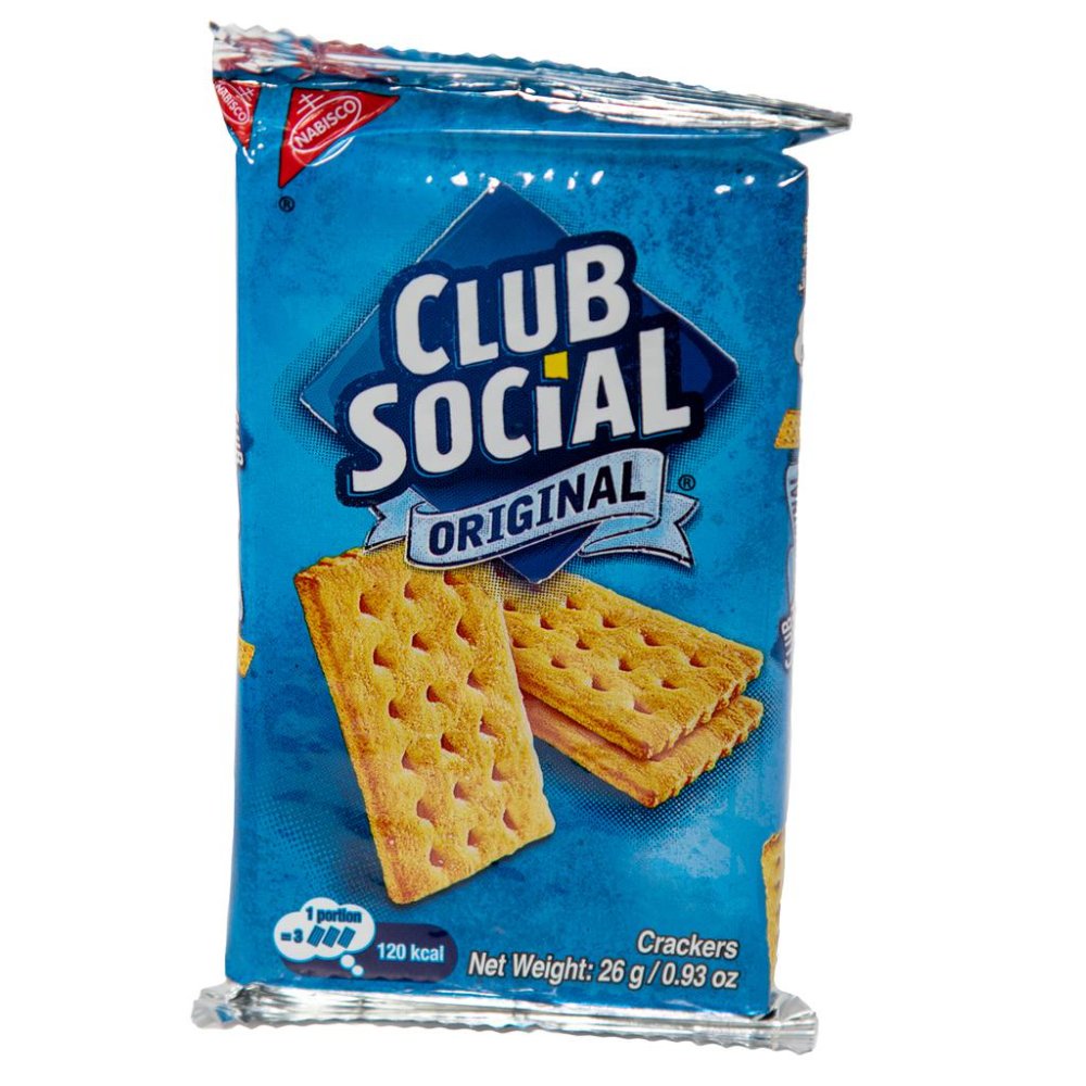 Club Social Original Galletas Saladas Sabor a Mantequilla 26g