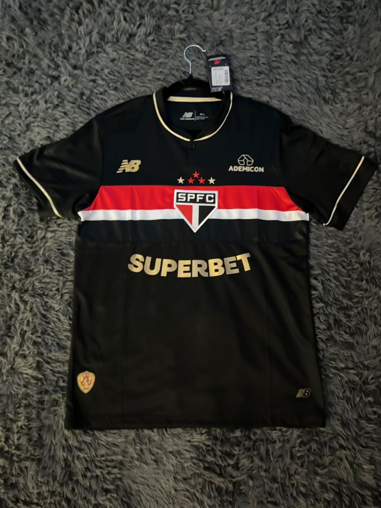 CAMISETA SÃO PAULO PRETA