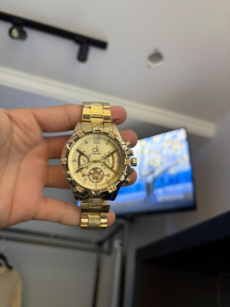 RELOGIO CALVIN KLEIN DOURADO