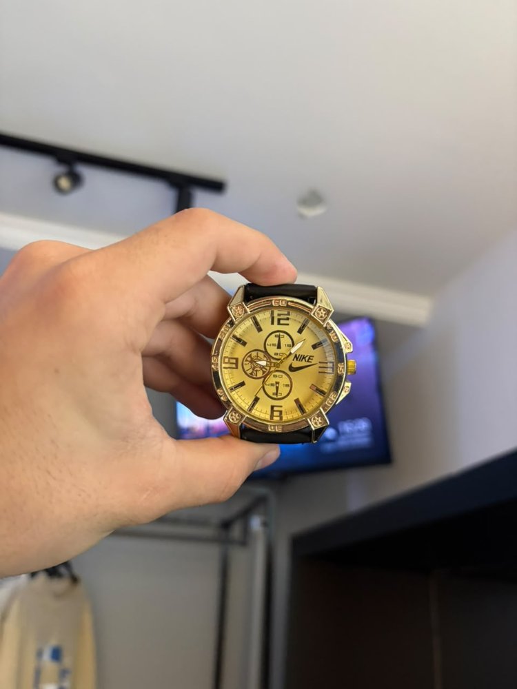 RELOGIO NIKE DOURADO