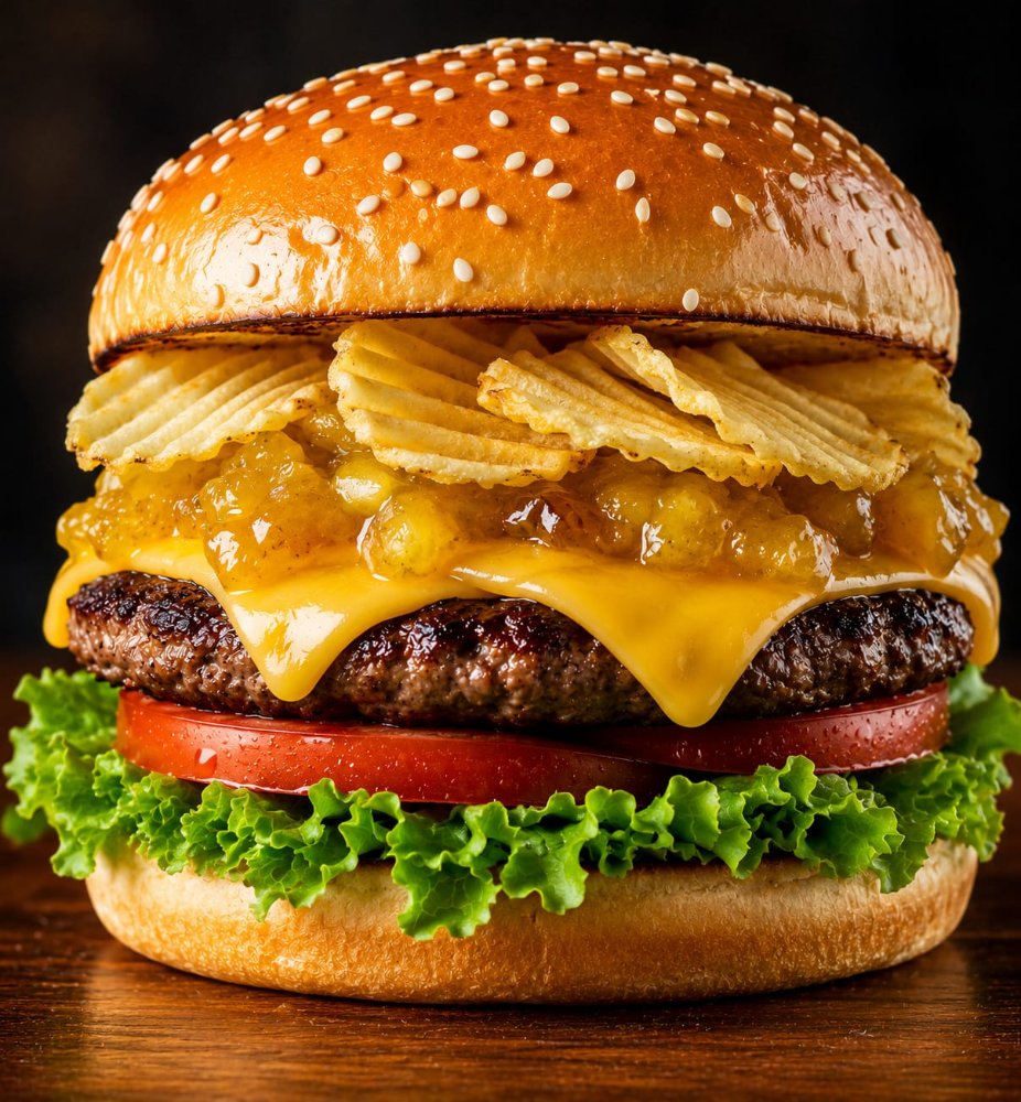 HAMBURGUESA DE LA CASA