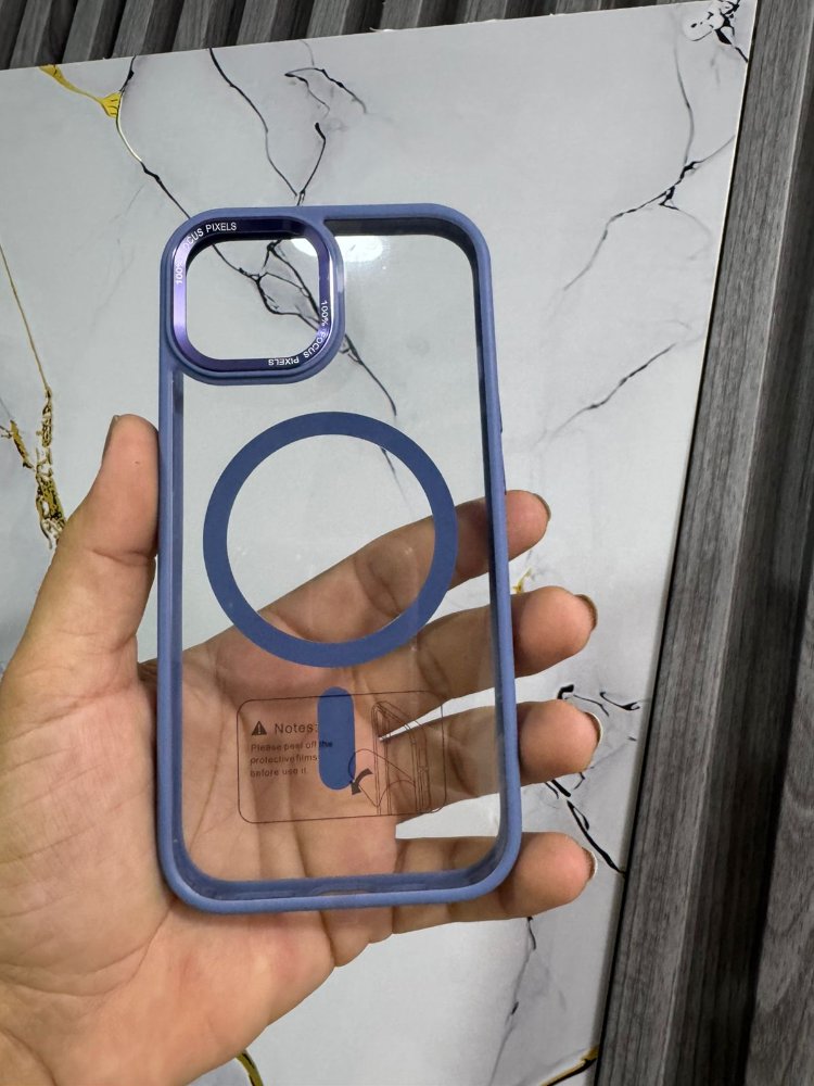 FORRO IPHONE 15 BORDE COLOR AZUL