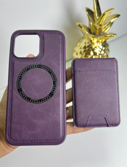 FORRO IPHONE 13/14 CUERO