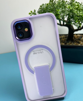 FORRO IPHONE 11 SOPORTE LILA