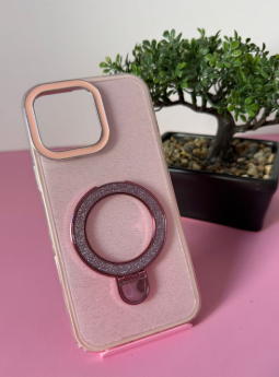 FORRO IPHONE 16 PRO MAX SOPORTE ESCARCHA