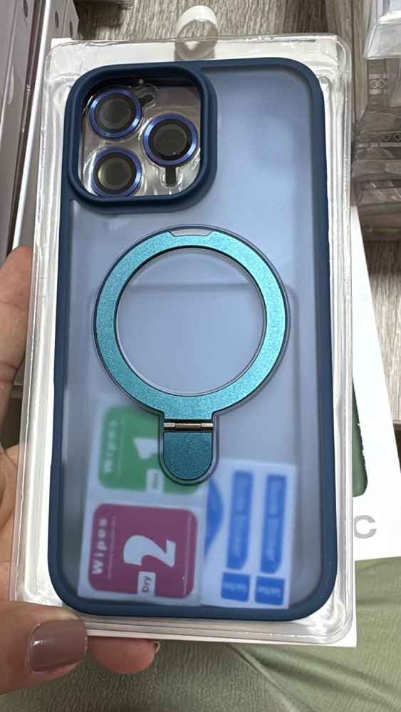 FORRO IPHONE 14 PRO MAX SOPORTE AHUMADO