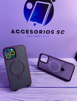 FORRO IPHONE 12 PRO MAX AHUMADO SOPORTE