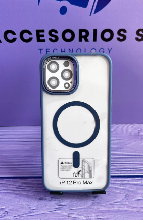 FORRO IPHONE 12 PRO MAX AHUMADO AZUL