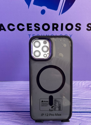 FORRO IPHONE 12 PRO MAX AHUMADO MORADO