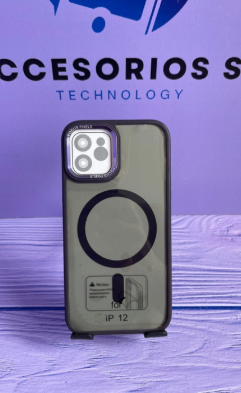 FORRO IPHONE 12/12 PRO AHUMADO MORADO