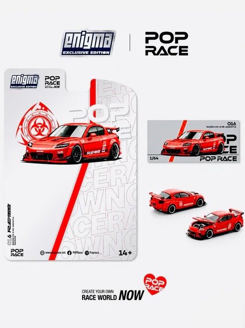 POP RACE ENIGMA EXCLUSIVE MAZDA RX8 RE-AMEMIYA #016