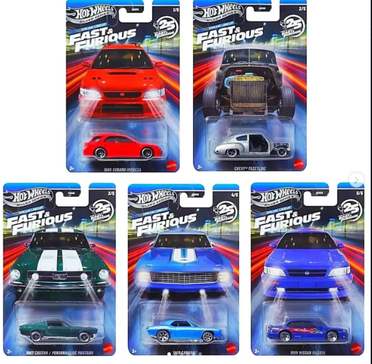 SILVER SERIES FAST & FURIOUS 25TH ANNIVERSARY