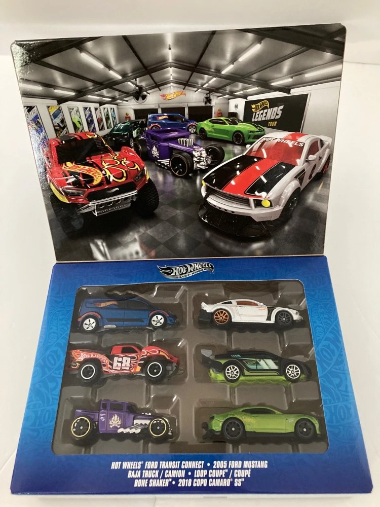 HOT WHEELS SILVER SERIES LEGENDS TOUR X 6