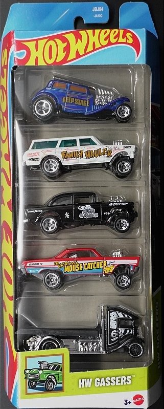 HW GASSERS - JBJ84 | 5-PACK | HOT WHEELS MULTI-PACK STANDARD