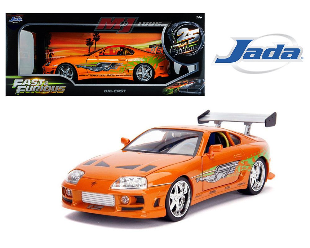 JADA 1:18 FAST & FURIOUS 1993 TOYOTA SUPRA – NARANJA