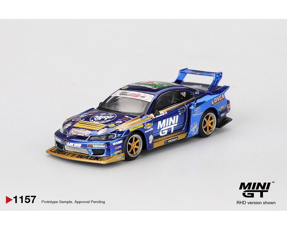 MINI GT 1:64 NISSAN LB-SUPER SILHOUETTE S15 SILVIA #555 TEAM