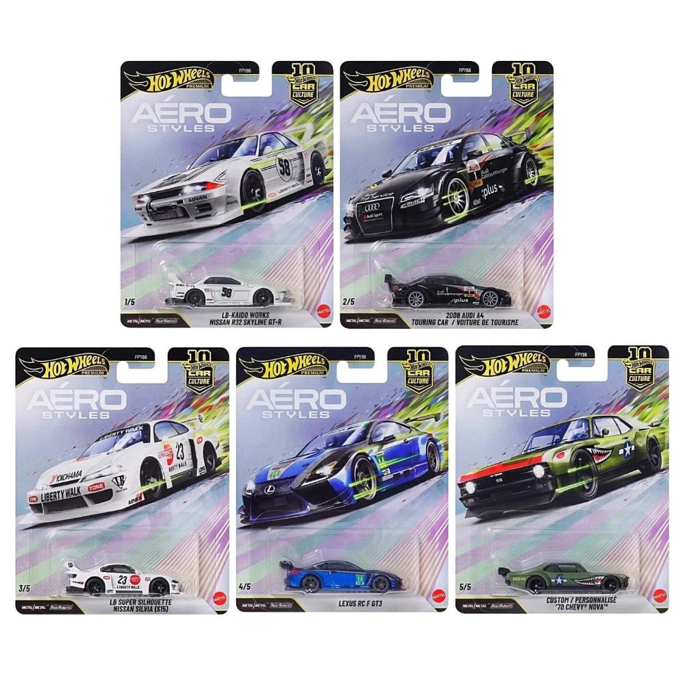 HOT WHEELS PREMIUM CAR CULTURE 2026 AERO STYLES