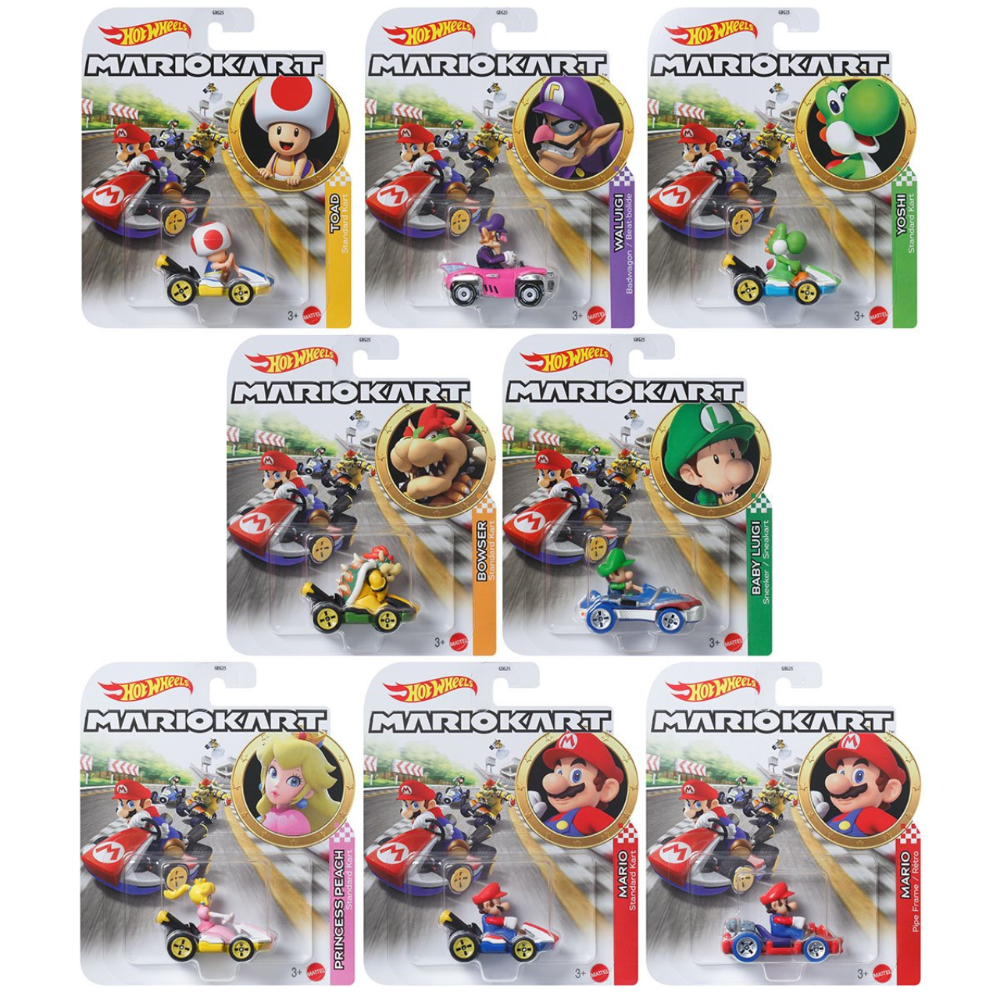 HOT WHEELS CARS MARIO KART