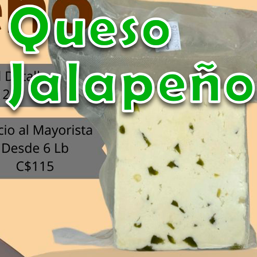Queso JALAPEÑO Pch