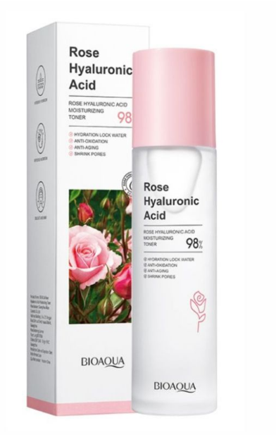 LOCION ACIDO HIALURONICO Y ROSAS BIOAOUA 100ML