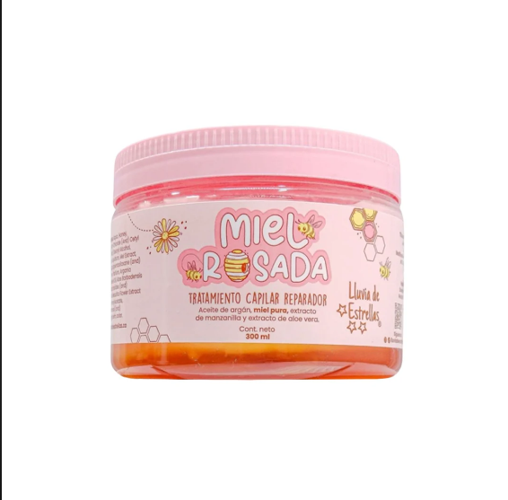 LLUVIA DE ESTRELLAS TRATAMIENTO  CAPILAR REPARADOR MIEL ROSADA 300 ML