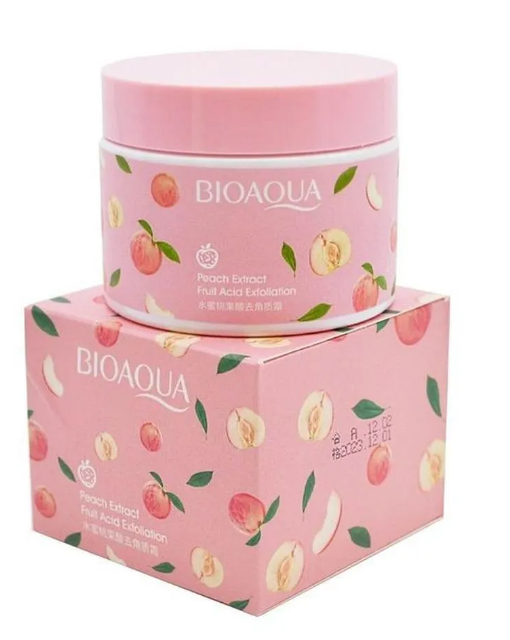 CREMA EXFOLIANTE ÁCIDA DE MELOCOTÓN BIOAQUA 140 G