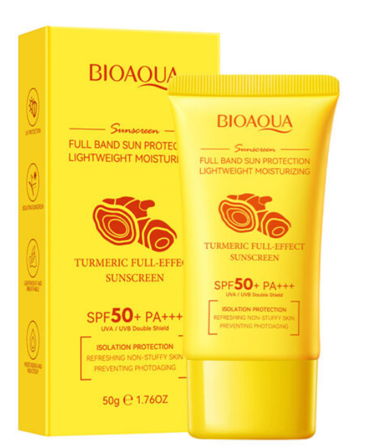 BIOAQUA CÚRCUMA PROTECTOR SOLAR SPF50+PA+++