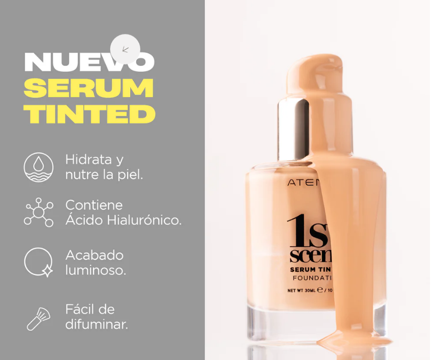 ATENEA TINTA SERUM BASE TONO VAINILLA